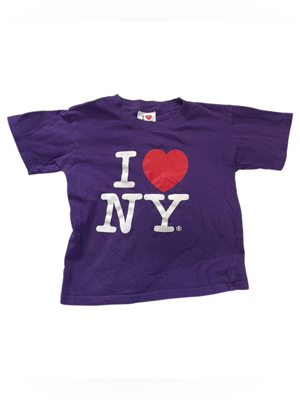 I Love NY Purple Baby Tee